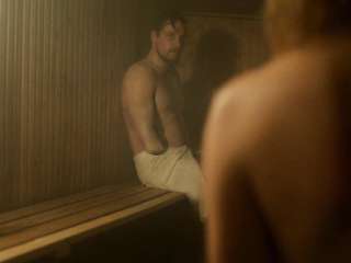 Ida Engvoll topless in the bath
