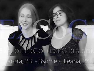 Leana Lovings, Aarora (Aarora and Leana threesome)