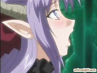 Big tit hentai caught and impregnated by fuck ass sex hentai