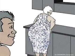 Black granny loves hentai anal! r34 xxx!
