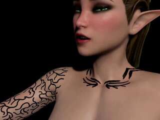 Big tits Wood Elf rammed POV | 3D Porn